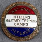 CMTC Citizens Military Training Camp Badge