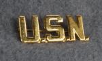 WWII era USN Navy Collar Pin Insignia