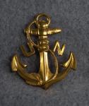 WWII era Sweetheart USN Navy Brooch Pin 