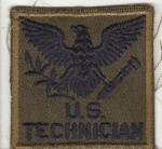 WWII Civilian US Technician Patch