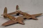 WWII P51 Fighter Trench Art Plane Parts