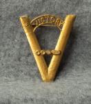 WWII Victory V Sweetheart Brooch Pin