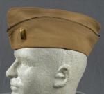 WWII Khaki Officer Garrison Cap