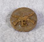 WWII Infantry E Collar Disc Screw Back