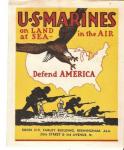 WWII USMC Marines Recruitment Mini Poster