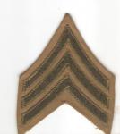 WWII USMC Marine Sergeant Rank Patch