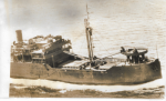 WWII Coast Guard Press Photo USN Supply Ship