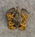 WWII USN Navy Cap Insignia Badge