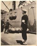WWII Coast Guard Press Photo Port Security 