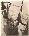 WWII Coast Guard Press Photo Buoy Tending