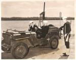 WWII Coast Guard Press Photo Jeep Patrol Duty