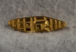 WWII Armored Tank Collar Insignia Officer Amcraft