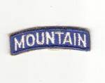WWII 10th Mountain Division Patch Tab