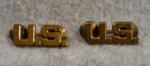 WWII Army US Officer Collar Insignia Plastic