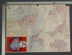WWII Richfield World Wide News Map 1943