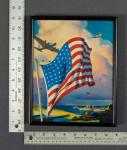 WWII Symbols of Liberty Patriotic Framed Litho