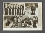 WWII Press Photo Female Gas Station Attendants