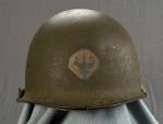 WWII US M1 Helmet Complete ASTP Painted Insignia