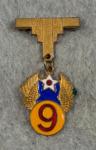WWII 9th Army Air Force Sweetheart Pendant