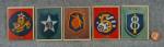Tops 1950 Freedom's War Card Lot of 5 Patches