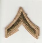 WWII Army Private PFC 1st Class Rank 