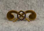 WWII Chemical Officer Collar Insignia 