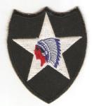 WWII era 2nd Infantry Division Patch