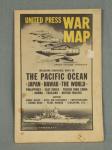 WWII era United Press War Map