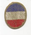 WWII Patch Army Ground Forces Green Back