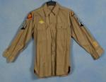 WWII US Army Khaki Dress Shirt 14.5x33