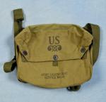 WWII Lightweight Service Gas Mask Carry Bag 