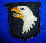 WWII 101st Airborne White Tongue Patch