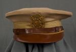 WWII Khaki Officers Visor Cap Hat 7 