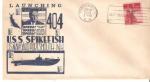 USS Spikefish 404 Launching Envelope 1944