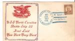 USS North Carolina Keel Laid Envelope 