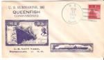 USS Queenfish 393 Commission Envelope 1944