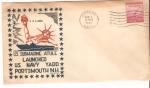 USS Atule 403 Commission Envelope 1944
