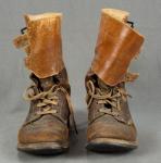WWII US Army Double Buckle Combat Boots 9C