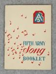 WWII 5th Army Song Booklet
