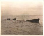 WWII Press Photo Coast Guard Nazi Submarine