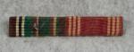 WWII Army Ribbon Bar 2 Place British Theater Made