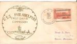 WWII USS Philadelphia Commission Envelope 