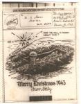 WWII V Mail Christmas 1943 Italy Letter Home