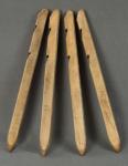 Wood Tent Stakes Pegs Lot of 4
