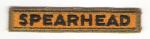 WWII Patch Tab 3rd Armored Spearhead
