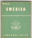 WWII Swedish Language Guide Manual TM 30-312