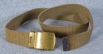 WWII Army Trousers Waist Belt & Buckle 34