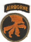 WWII 17th Airborne Division Patch