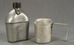 WWII Steel Canteen and Cup Set 1945 GP&F