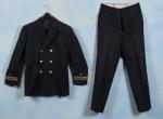 WWII USN Navy Dress Blue Uniform & Trousers Pants